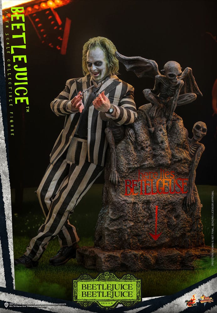 Beetlejuice Beetlejuice Movie Masterpiece 1:6 Beetlejuice Action Figure 30 cm by Hot Toys