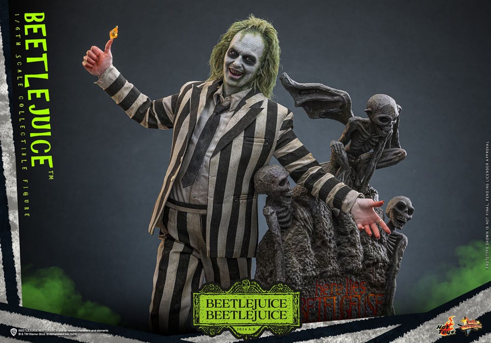 Beetlejuice Beetlejuice Movie Masterpiece 1:6 Beetlejuice Action Figure 30 cm by Hot Toys