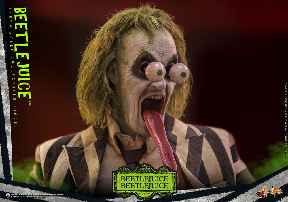 Beetlejuice Beetlejuice Movie Masterpiece 1:6 Beetlejuice-actiefiguur van 30 cm van Hot Toys
