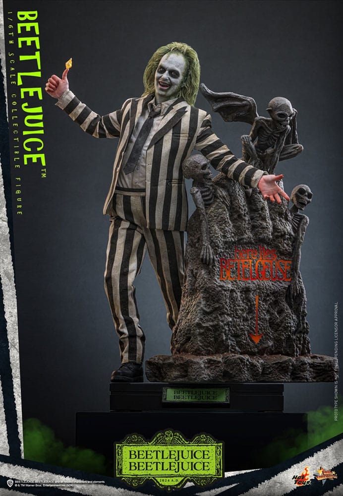 Beetlejuice Beetlejuice Movie Masterpiece 1:6 Beetlejuice Action Figure 30 cm by Hot Toys