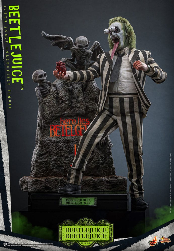 Beetlejuice Beetlejuice Movie Masterpiece 1:6 Beetlejuice Action Figure 30 cm by Hot Toys