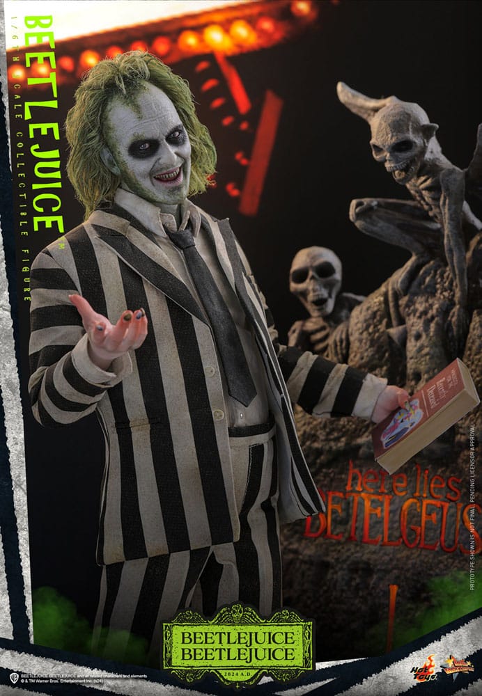 Beetlejuice Beetlejuice Movie Masterpiece 1:6 Beetlejuice Action Figure 30 cm by Hot Toys