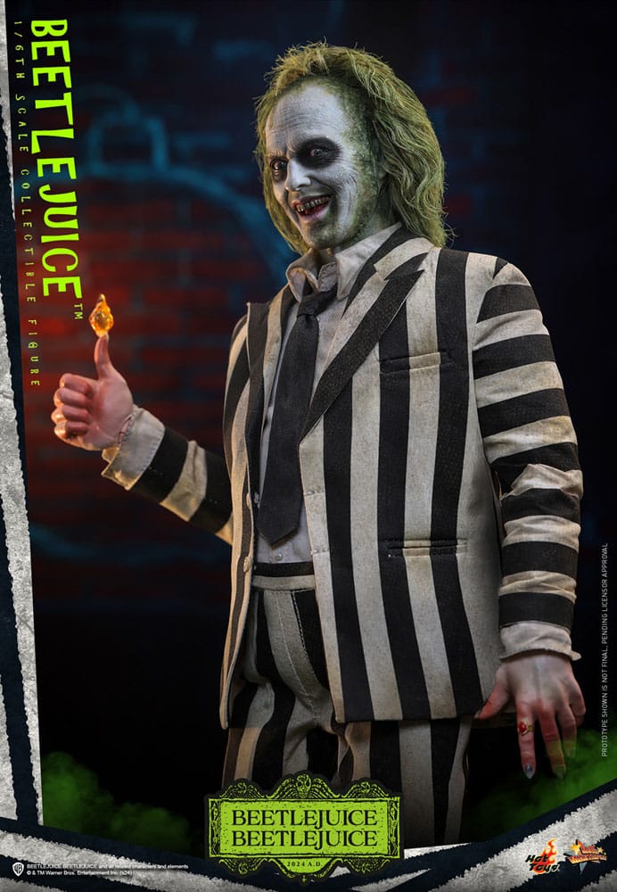 Beetlejuice Beetlejuice Movie Masterpiece 1:6 Beetlejuice Action Figure 30 cm by Hot Toys