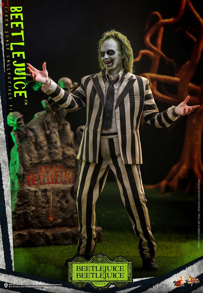 Beetlejuice Beetlejuice Movie Masterpiece 1:6 Beetlejuice Action Figure 30 cm by Hot Toys