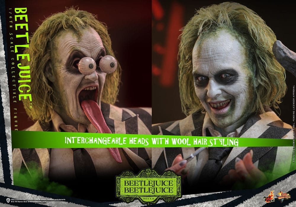 Beetlejuice Beetlejuice Movie Masterpiece 1:6 Beetlejuice Action Figure 30 cm by Hot Toys