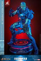 Iron Man Movie Masterpiece Diecast 1:6 Iron Man Mark III Stealth Mode Ver. 2.0 Exclusive: ekskluzivna figura visoka 33 cm, Hot Toys