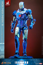 Iron Man Movie Masterpiece Diecast 1:6 Iron Man Mark III Stealth Mode Ver. 2.0 Exclusive: ekskluzivna figura visoka 33 cm, Hot Toys