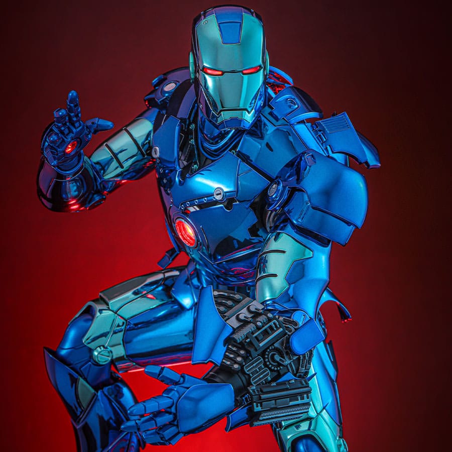 Iron Man Movie Masterpiece Diecast 1:6 Iron Man Mark III Stealth Mode Ver. 2.0 Exclusive: ekskluzivna figura visoka 33 cm, Hot Toys