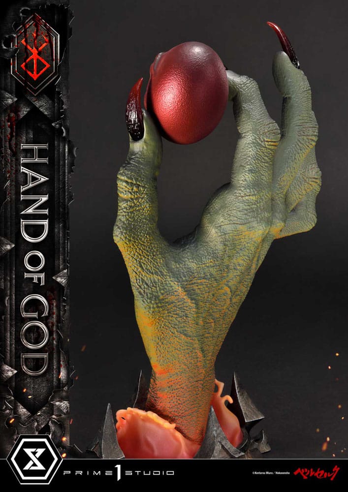 Berserk Life Scale Masterline Isten Keze szobor, 25 cm, a Prime 1 Studio-tól